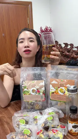 Combo 40 gói Trà Detox + Trà Dưỡng Nhan Mộc Hương Sơn #xuhuong #tradetox #traduongnhan #mochuongson #huyenhomhinh365 