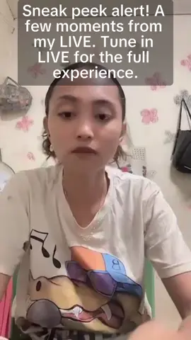 Sneak peek alert! A few moments from my LIVE. Tune in LIVE for the full experience.#tiktoklive #livehighlights 