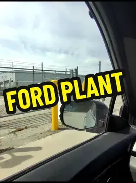 But I don’t know how or I don’t know why but they let me inside the Ford plant #ford 