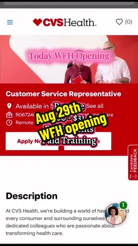 Remote job Opportunity  Customer service representative – CVS Qualifications Customer Service experiences in a transaction based environment such as a call center or retail location preferred, demonstrating ability to be empathetic and compassionate. #jobsearch #wfhjobs #remotework #jobhunting #hiringnow 