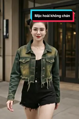 Áo khoác jeans nữ form lửng cực chất #hoale4mua #aokhoacjeans #aojeans #aokhoacnu #aonu 