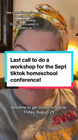 Neurodivergence and Special Needs Homeschooling is the topic for the #tiktokhomeschoolconference Sept 8-12! #Homeschool #homeschooling #homeschoolmom #howtohomeschool 