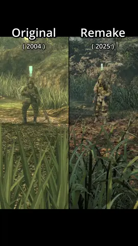 Metal Gear Solid 3 Delta: Combat, Animation and Physics Comparison #GamingOnTikTok #mgs #metalgearsolid #remake #remastered #xbox #ps5 #playstation #comparison #snakeeater 
