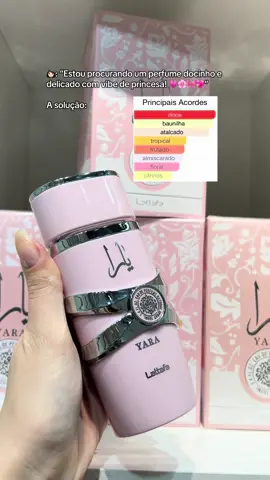 Yara é muito delicado, super vibe de patyy 💗🎀 #perfumes #perfumearabe #yara #lattafa #feminino  