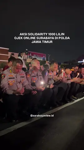 AKSI OJEK ONLINE SURABAYA DI POLDA JATIM Alfatihah Alm Affan Kurniawan🥀🥀