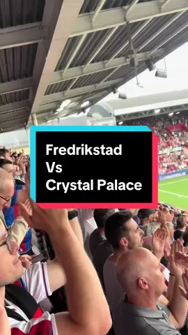 Palace in Europe #crystalpalace #cpfc #fredrikstad #conferenceleague #awaydays 