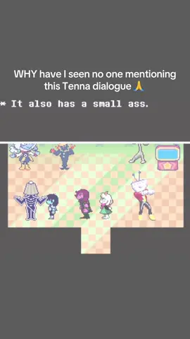 Tenna is a whole different person without those censors 😵 #deltarune #utdr #tenna #mranttenna #rouxlskaard 