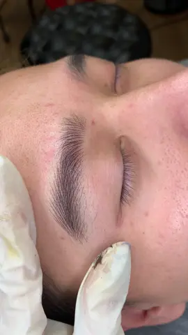 Mày nam nv vừa dứt kim xong: trên nền da nhạy cảm nhưng không hề bị đỏ hay bất kì tổn thương #hairstroke #phunxam #pmu #xuhuonglamdep #chanmay 