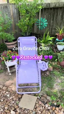 💜💜 Lavender FINALLY restocked! 💜💜 Whether hanging out in the backyard, camping, or hitting the road in the RV, these zero gravity lounge chairs are a must-have. Beautiful colors, and actually comfortable! #zerogravitychair #campingchair #outdoorchair #backyardvibes #tiktokshopcreatorpicks 