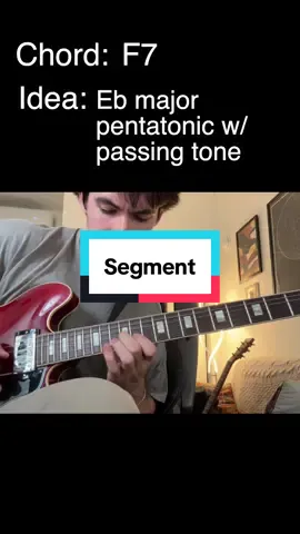 Name the tune! 👇 #guitarsolo #jazzguitar #guitarlesson #guitarpractice #jazztok 