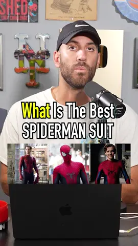 Which SPIDERMAN Suit Is The Best Of ALL TIME? #fyp #spiderman #marvel #mcu #superhero 