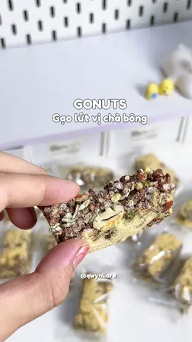 Thanh gạo lứt vị chà bông Go Nuts , mọi người ăn healthy thì tham khảo em này nha #gaolutchabong #gaolut #anvathealthy #healthy #muataitiktokshop 