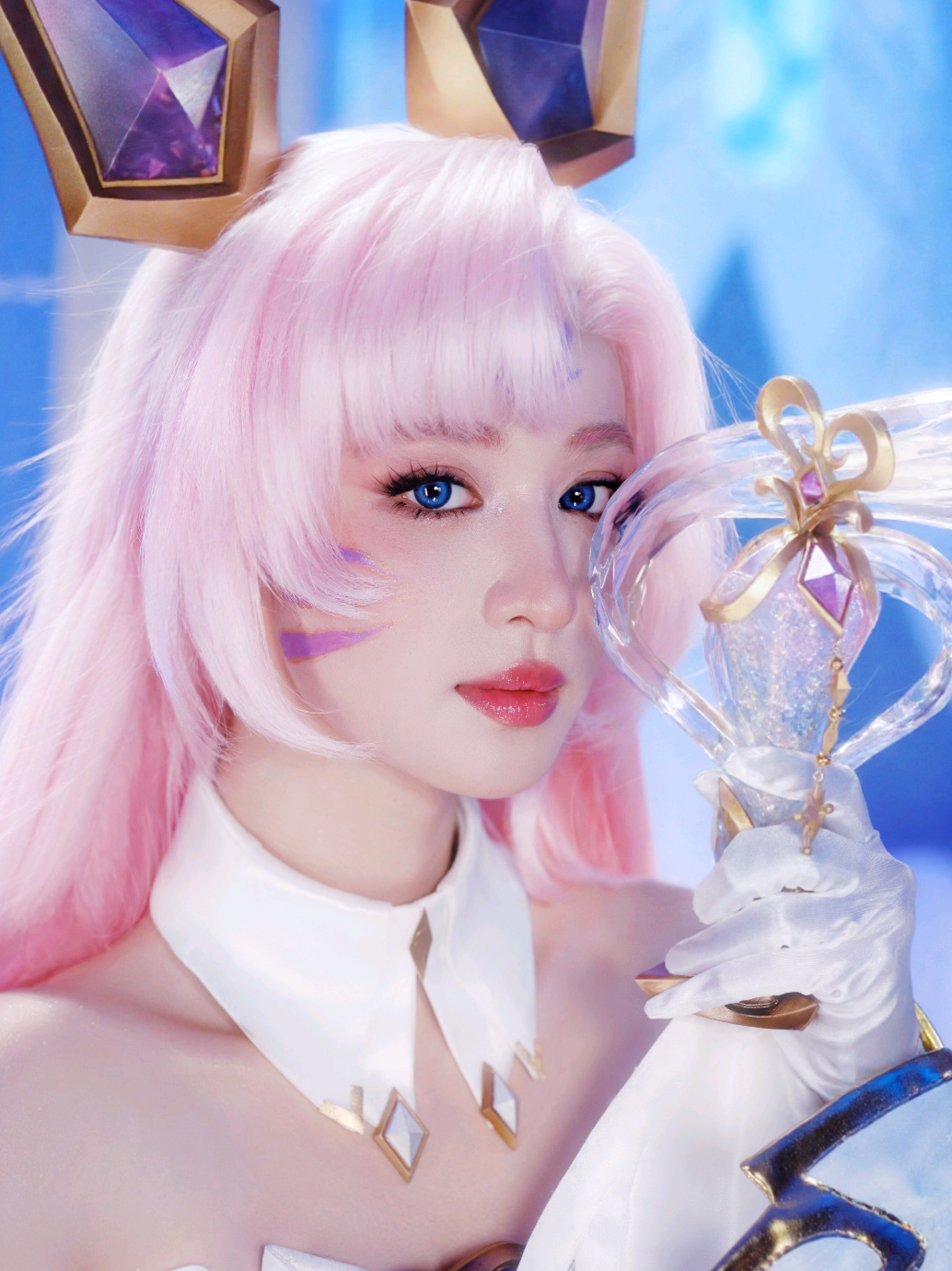 Immortal Ahri 🩷 #wangchuran #cosplays #หวังชู่หร่าน #vươngsởnhiên #fyp 