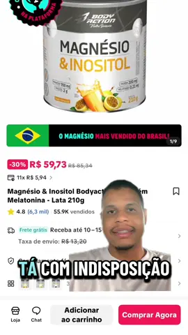 Descubra os benefícios do Magnésio + Inositol Body Action: ✔ Mais energia e disposição ✔ Auxilia no foco e na concentração ✔ Combate o cansaço físico e mental ✔ Contribui para o bem-estar geral Cuide do seu corpo e da sua mente com quem entende de performance. 👉 Garanta já o seu e sinta a diferença! #BodyAction #MagnésioInositol #Saúde #Energia