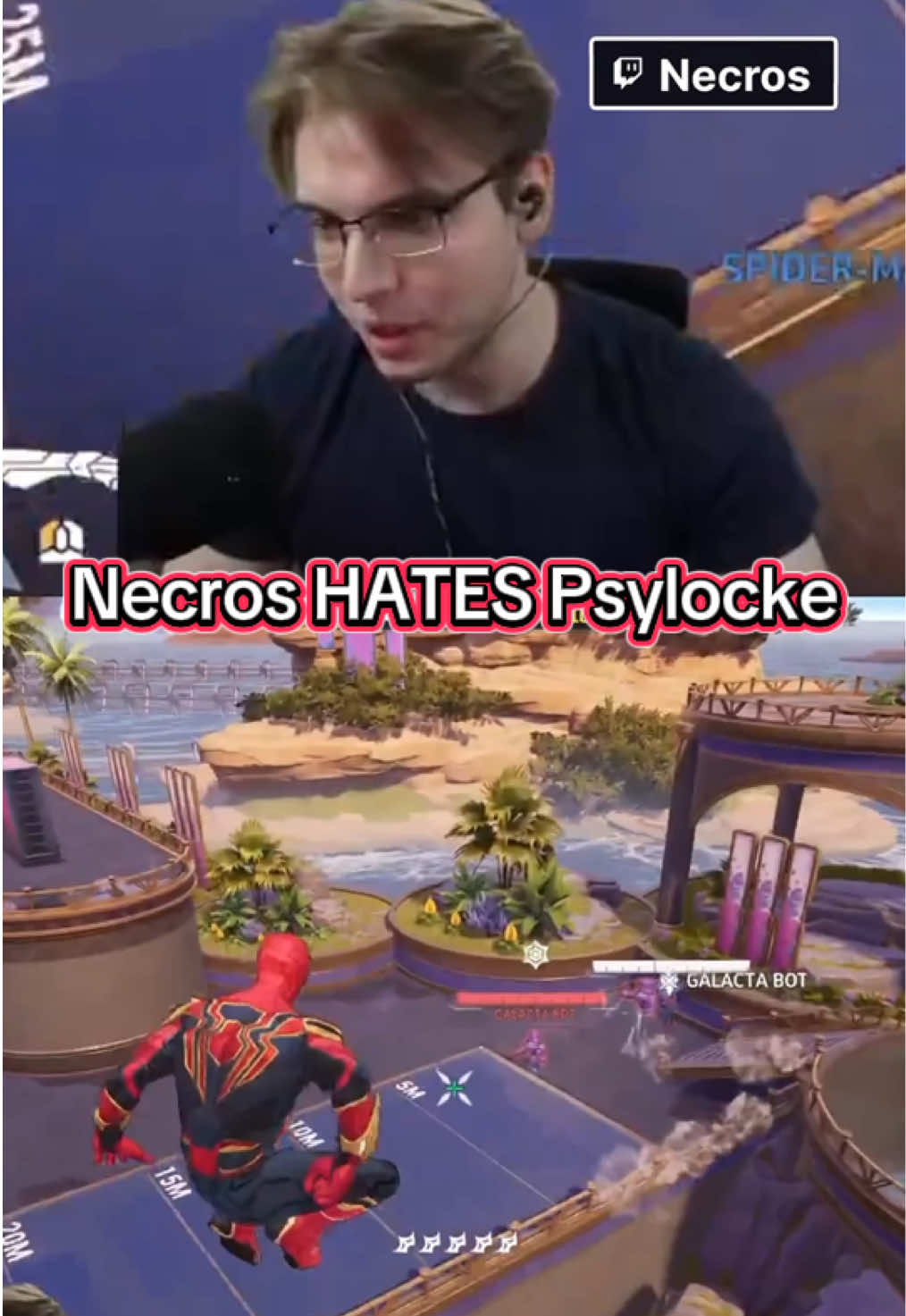 Necros says Psylocke is the most BROKEN character in Marvel Rivals 🤯 #fyp #marvelrivals #gaming #necros #psylocke 