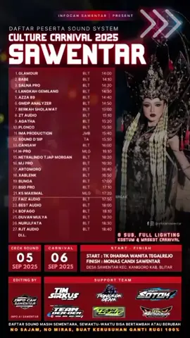 inpo karnaval sawentar 2025 bolo,, 😂😂 #sawentarcarnival #karnavalsawentar #k5maximalaudio #bofagoaudioblitar #imaproductionjember 