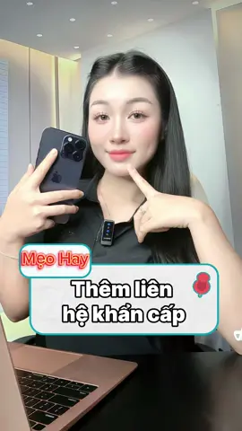 Mẹo Hay iP - Thêm Số liên hệ khẩn cấp trên iPhone #congnghemoi #apple #meọhayiphone #taoai #iphone 