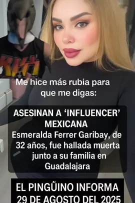 Tragedia en Guadalajara: asesinan a la influencer Esmeralda FG junto a su esposo e hijos 🚨🖤 #noticias #ultimahora #mexico #influencer #viral