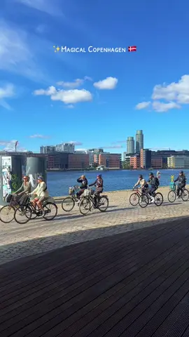 Copenhagen 🇩🇰  isn’t just a city—it’s an experience of light, color, and fairytale magic that stays with you long after you leave#denmark🇩🇰 #copenhagenvibes #copenhagen #scandinavia #biking 