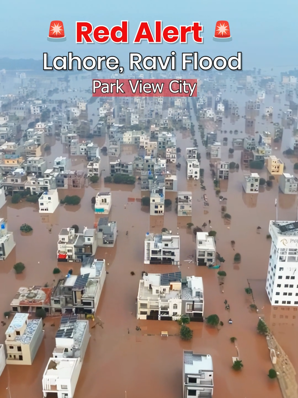 Lahore Flood Park View City #flood2025 #redalert #imrankhan #lahoreflood #raviflood 