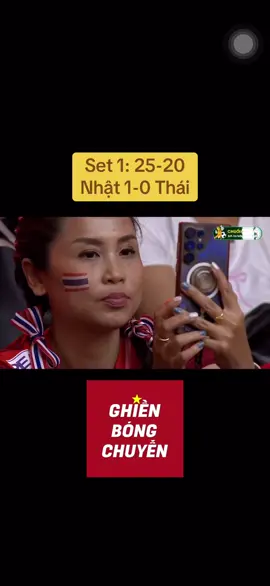 Set 1: 25-20 Nhật 1-0 Thái #ghienbongchuyen #bongchuyenvietnam #volleyball #japan #thailand 