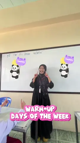 Warmup 28 l Days of the Week Nyanyi & gerak bareng yuk! Belajar Days of the Week jadi lebih seru kalau sambil warm-up 👉 Coba di kelas kamu juga ya! Kalau ada ide warm-up lain, tulis di komentar👇 #TeacherAyu🇮🇩 #warmup #icebreaking #daysoftheweek #englishforkids #funlearning #funenglish #gurukreatif #gurutiktok #teacherlife #belajarbahasainggris #ESL #belajarasik #tipsmengajar #teachingideas #foryou 