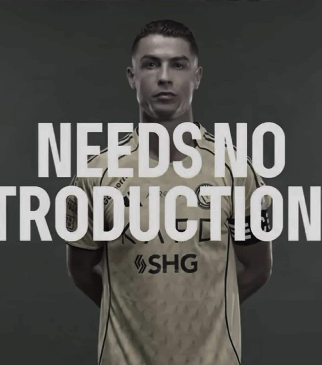 “ needs no introduction ”  #cristianoronaldo #alnassr 