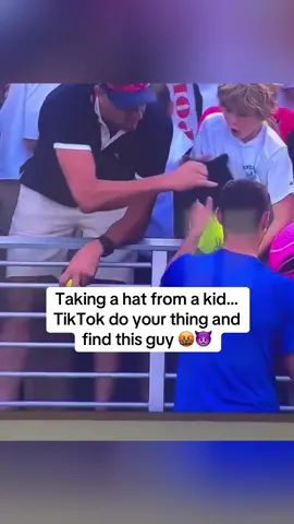 Is this guy serious?? You want Kamil Majchrzak’s hat THAT badly?? POS. 🤦🏻  #tennis #helpme #stealing #fyp #viral 
