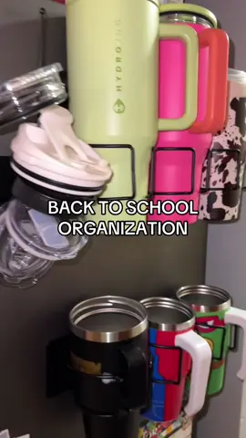 No more counter clutter! Magnetic water bottle organizer for your fridge. Kitchen organization at its finest. #kitchenorganization #kitchenstorage #waterbottleorganizer #homeorganization #tiktokshoplabordaysale 