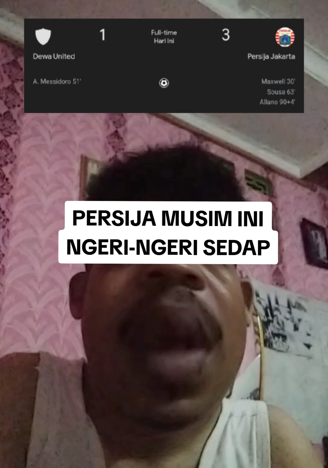 Persija musim ini, lagi ngeri-ngeri sedap, respect yeee #persija #dewaunited #persijavsdewaunited #brisuperleague #klasemenliga1 #seputarbola 