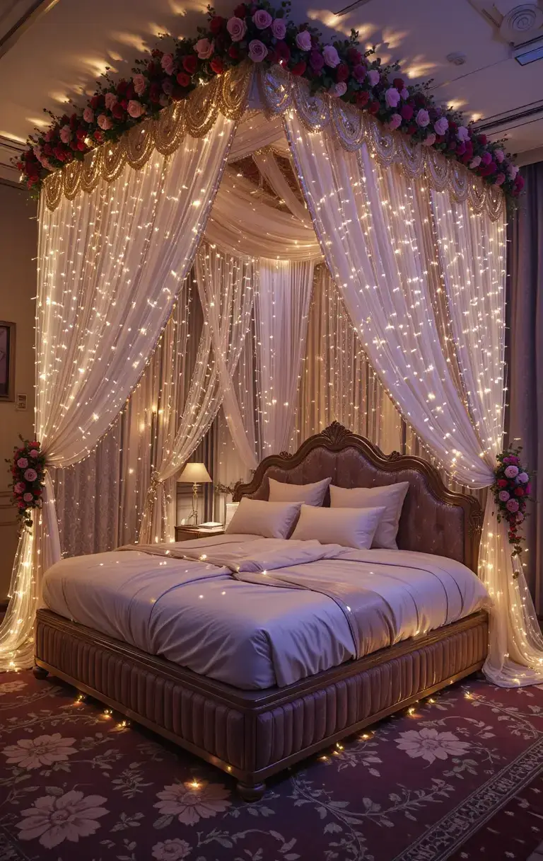 #weedingအပြန်🥰 #Room #decoration #night #foru #weeding #weedingdubai🇦🇪 