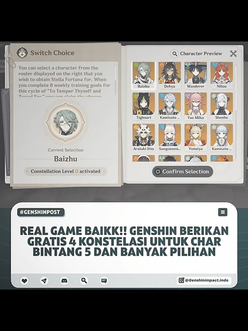 Hoyo terlalu baik🫨 #GenshinImpact 