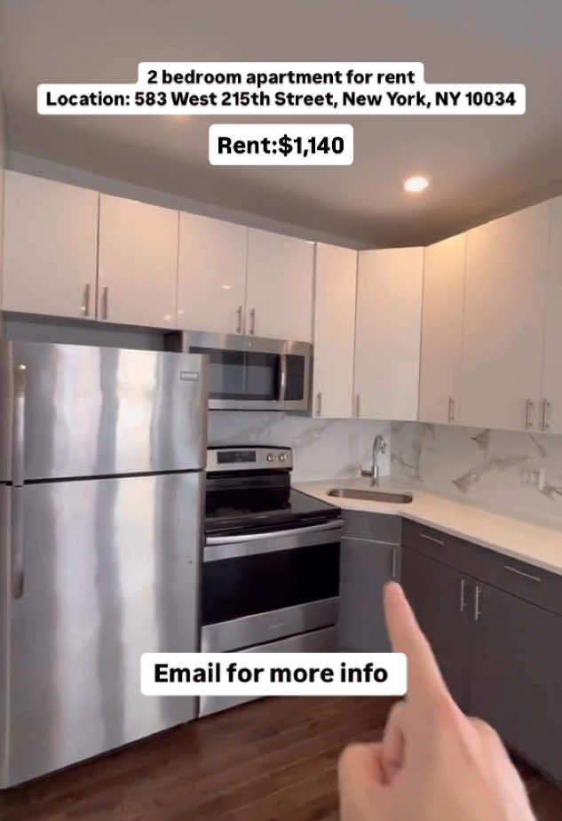 2 bedroom apartment for rent Location: 583 West 215th Street, New York, NY 10034 Rent:$1,140 Email for more info #manhattanapartmentsforrent #manhattan #manhattanrentals #manhattanrealestate #manhattanbridge #nychousingsearch #nycapartments #nycrealtor #nyc #brooklyn #manhattan #queens #thebronx #statenisland #bronxaptrentals #bronxapartments #bronxapts #nyc #Bronxapartments #statenisland #viralreels #explorepage #apartmentforrent #apartmenthuntingnyc #nycrealestate #viral #fyp #foryourpage #newyorkrentals #njc #instadaily #apartmenthuntingnyc #nycrealestate #viral #fyp #foryourpage #newyorkrentals #njc #instadaily #upperwestside #nycapartmentsearch #nycapartmenttour #newyorkcity #apartmenttoursnyc #nycbrownstone #nyctour #homedecor #westvillage #nyclife #nyctownhouse #interiordesign #westvillagenyc #nycrealestate #brownstone #housetour #manhattan #newyork #nycstyle #aesthetic #homedesign #homedecoration #newyorker #RentStablized #gramercypark #nycrentals #manhattanrentals #affordablefinds #aptgoals #cityrentals #luxury #views #fyp 