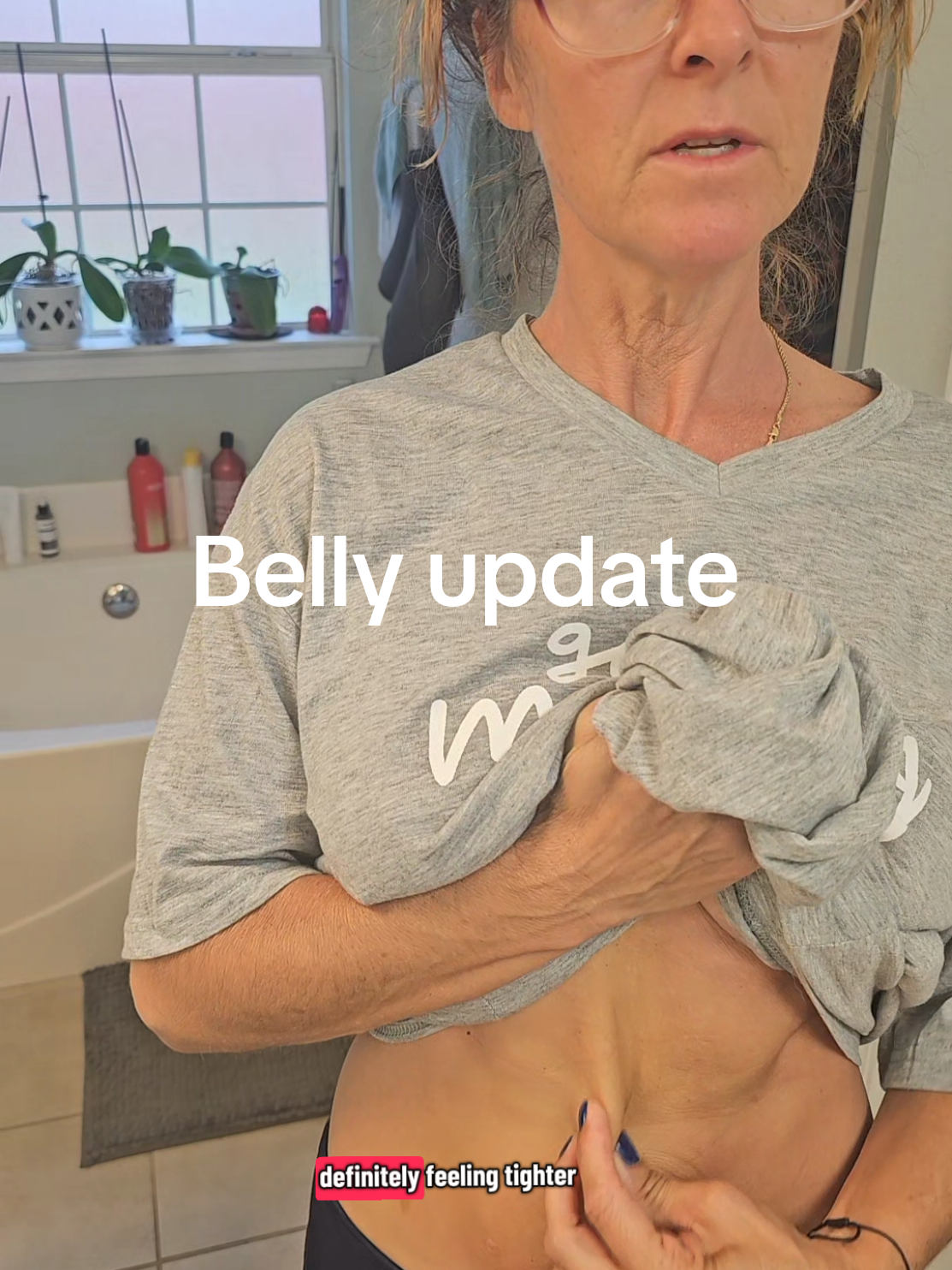 Replying to @genxjeremie The texture of my skin on belly definitely has started to change.  Go pure belly tightening cream has helped increase smoothness & firmer skin. #gopure  #gopurebeauty  #bellycream  #tighteningcream 