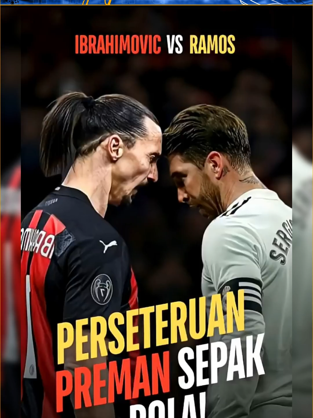 Perseteruan Preman Sepak Bola! Dua pemain tempramen, Sergio Ramos dan Zlatan Ibrahimovic, terlibat perang ucapan pedas yang bikin heboh dunia sepak bola. Dari lapangan hingga Twitter, perseteruan keduanya menunjukkan siapa yang benar-benar preman sejati! . . . #feedshorts #football #zlatan #ramos #faktabola