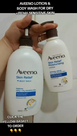AVEENO LOTION & BODY WASH FOR DRY +ITCHY SENSITIVE SKIN#aveeno #aveenolotion #aveenobodywash #DRYSKIN #itchyskin 