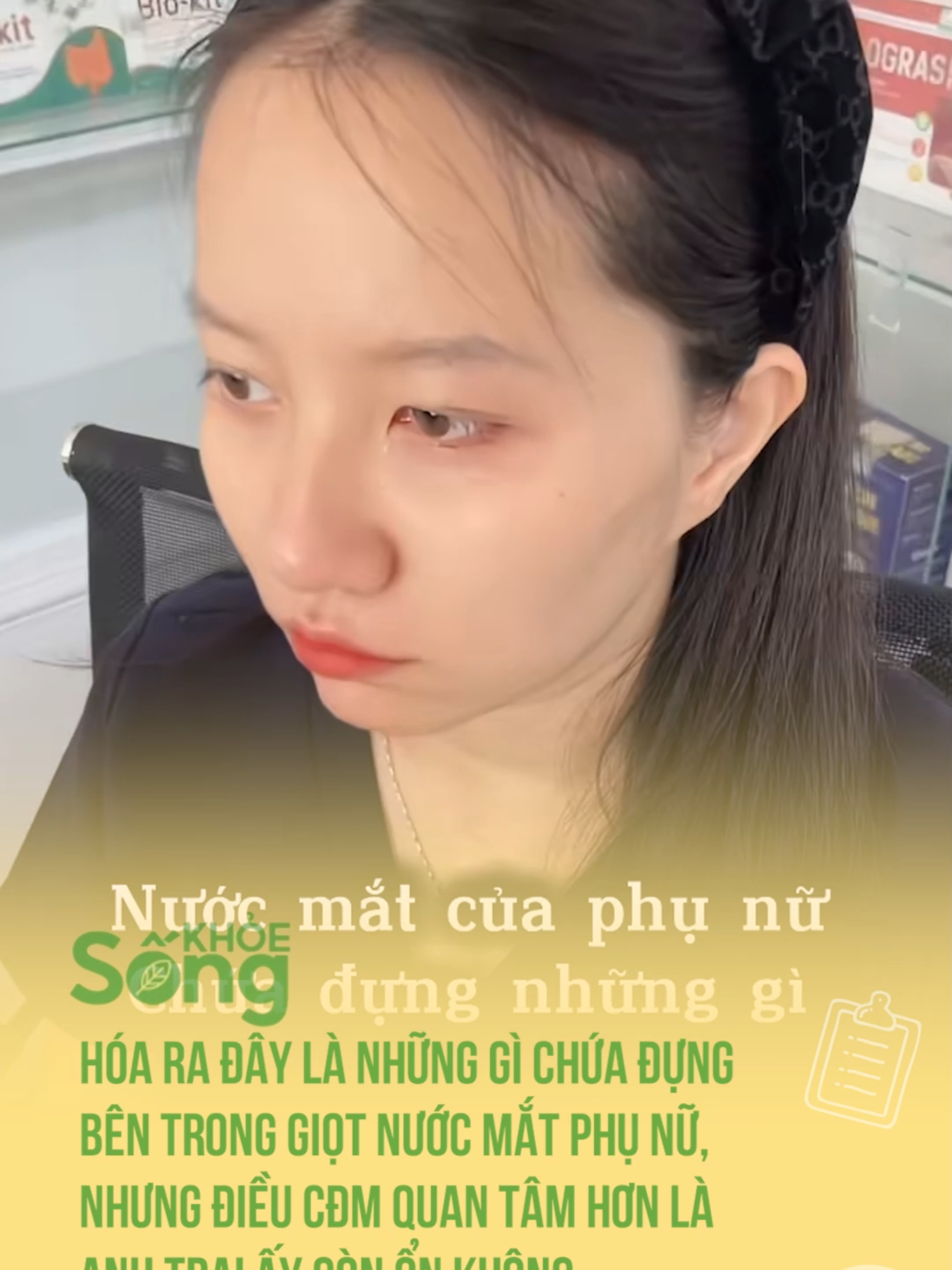 Hóa ra đây là những gì chứa đựng bên trong giọt nước mắt phụ nữ, nhưng điều CĐM quan tâm hơn là anh trai ấy còn ổn không #BTSmedia #blogtamsu #xuhuong #viral #funny