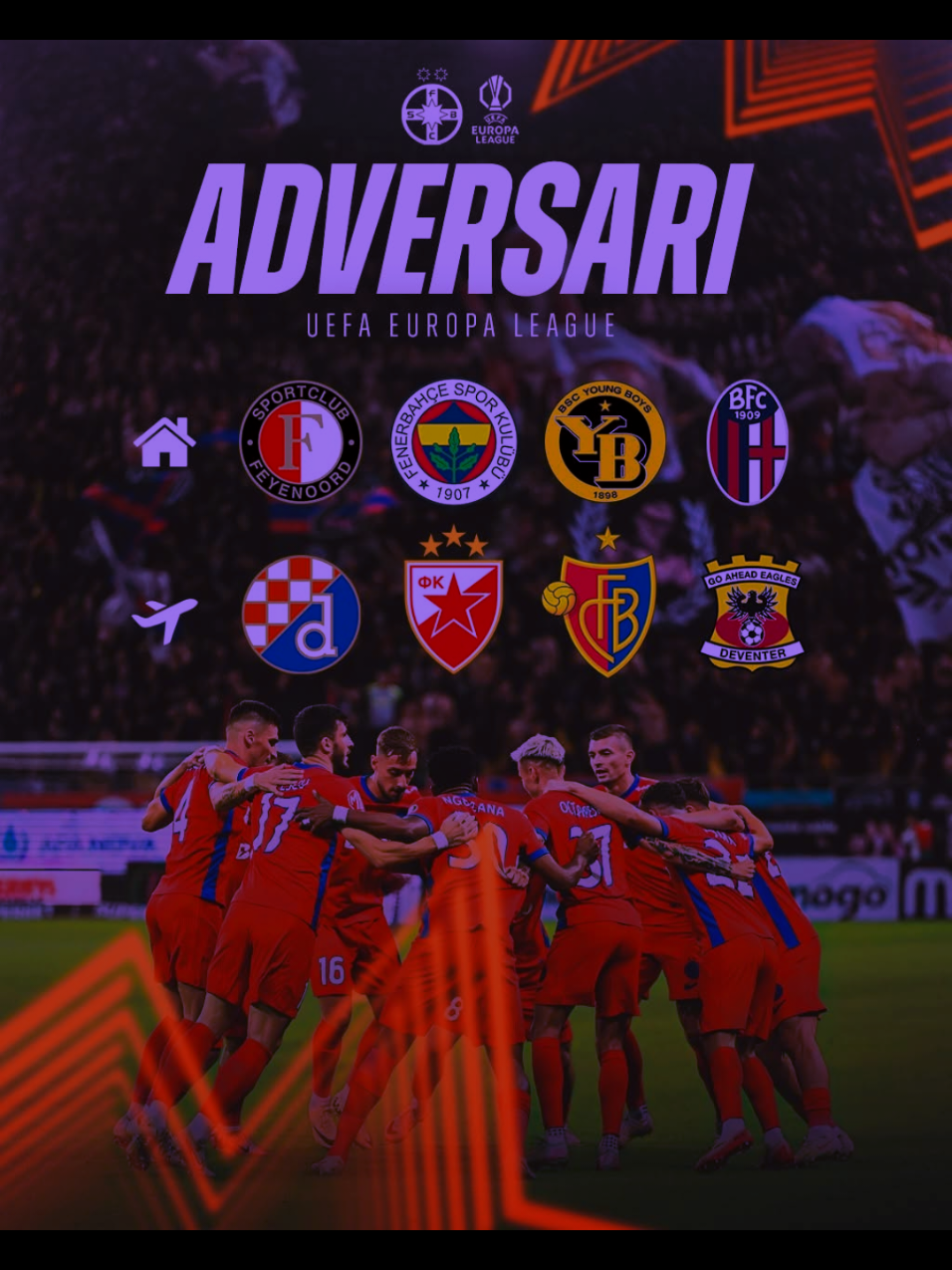 #uefaeuropaleague #luptasteaua❤️💙 #fcsbesteaua🔵🔴 #following_page💯💯💯 #viralvideo_tiktok  💥Adversarele sunt infernale😎. Nu mai puțin de cinci au evoluat sezonul trecut în Liga Campionilor. Practic traseul FCSB este un traseu ce putea fi lejer întâlnit în UCL. Feyenoord. Cotă 218 000 000 euro vs 48 000 000 euro FCSB. 56 000 000 euro investite în transferuri Sezonul trecut a jucat în grupa Ligii Campionilor unde a ajuns în optimi, după ce a eliminat AC Milan și a zdrobit Bayern Munchen. Antrenor Robin Van Persie. Șanse: minime. Dinamo Zagreb. Cotă 56 000 000 euro vs 48 000 000 FCSB. 16 000 000 euro investite în transferuri. Sezonul trecut a jucat în grupa Ligii Campionilor după ce a eliminat Qarabag. A bătut AC Milan cu 2-1, dar a suferit o înfrângere istorică, 9-2 cu Bayern Munchen. Șanse: ușor avantaj pentru croați. Fenerbahce Istanbul. Cotă 299 000 000 euro vs 48 000 000 FCSB. 46 000 000 euro investite în transferuri. Sezonul trecut au jucat optimi de UEL, fiind eliminați de Rangers. Antrenorul Mourinho a fost demis ieri după eliminarea din play off-ul Ligii în fața Benficăi. Șanse: minime. Steaua Roșie Belgrad. Cotă 79 000 000 euro vs 48 000 000 FCSB. 13 000 000 euro investite în transferuri. Sezonul trecut au jucat în grupa Ligii Campionilor unde au suferit înfrângeri dure, dar si o victorie de prestigiu, 5-1 cu Stuttgart. Au adus vara asta fotbaliști de la Inter Milano și Werder Bremen. Dar au ratat grupele UCL eliminați de PAFOS. Șanse: ușor avantaj pt sîrbi. Young Boys Berna. Cotă 68 000 000 euro vs 48 000 000 FCSB. 7 000 000 euro investite în transferuri. Sezonul trecut au jucat în grupa Ligii Campionilor după ce au eliminat Galatasaray. În grupă au pierdut toate meciurile. Șanse: avantaj elvețienii. FC Basel. Cotă 68 000 000 euro. 9 000 000 euro investite în transferuri, cel mai scump fiind Otele, cel care îl are drept kryptonită pe Vali Crețu. Sezonul trecut nu au jucat în Europa, anul ăsta au fost eliminați de Copenhaga din preliminariile Ligii Campionilor. Șanse: egale. Bologna. Cotă 282 000 000 euro. 79 000 000 euro investite în transferuri.  Sezonul trecut au jucat în grupa Ligii, având o singură victorie, 2-1 cu Borussia Dortmund. Șanse: minime. Go Ahead Eagles. Cotă 28 000 000 euro 1 400 000 euro investite în transferuri. Sezonul trecut au fost eliminați în preliminariile Conference League. Șanse: FCSB favorită. 