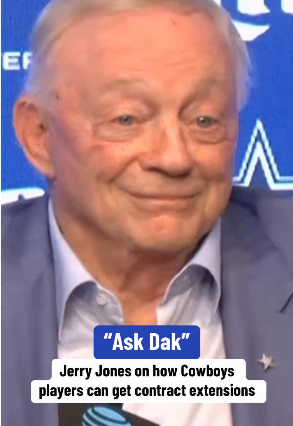 Jerry Jones was asked how other Cowboys can get contract extensions after Micah Parsons was traded to Green Bay. (via @Dallas Cowboys) #cowboys #nfl #football #nflfootball