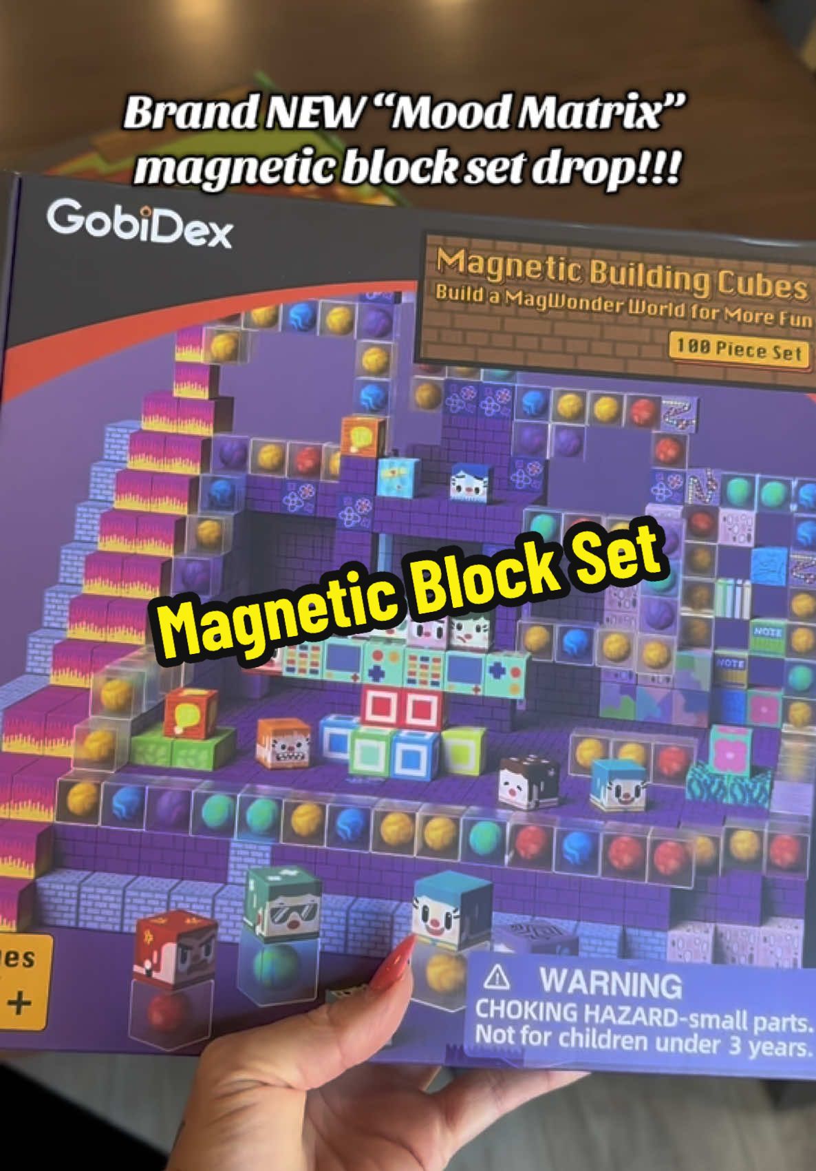 The perfect toy for your busy little one! These magnetic blocks are STEM based and keep those creative minds busy for hours! Makes the perfect gift or addition to any classroom! 