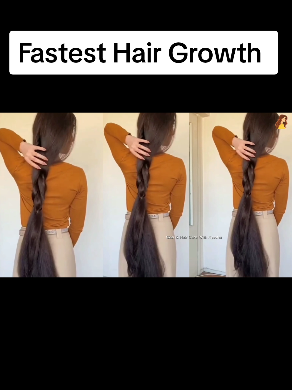 Faster Hair Growth Oil 💯 Follow For More ♥️ #foryou #hairgrowth #fyp #haircareroutine #longhair 