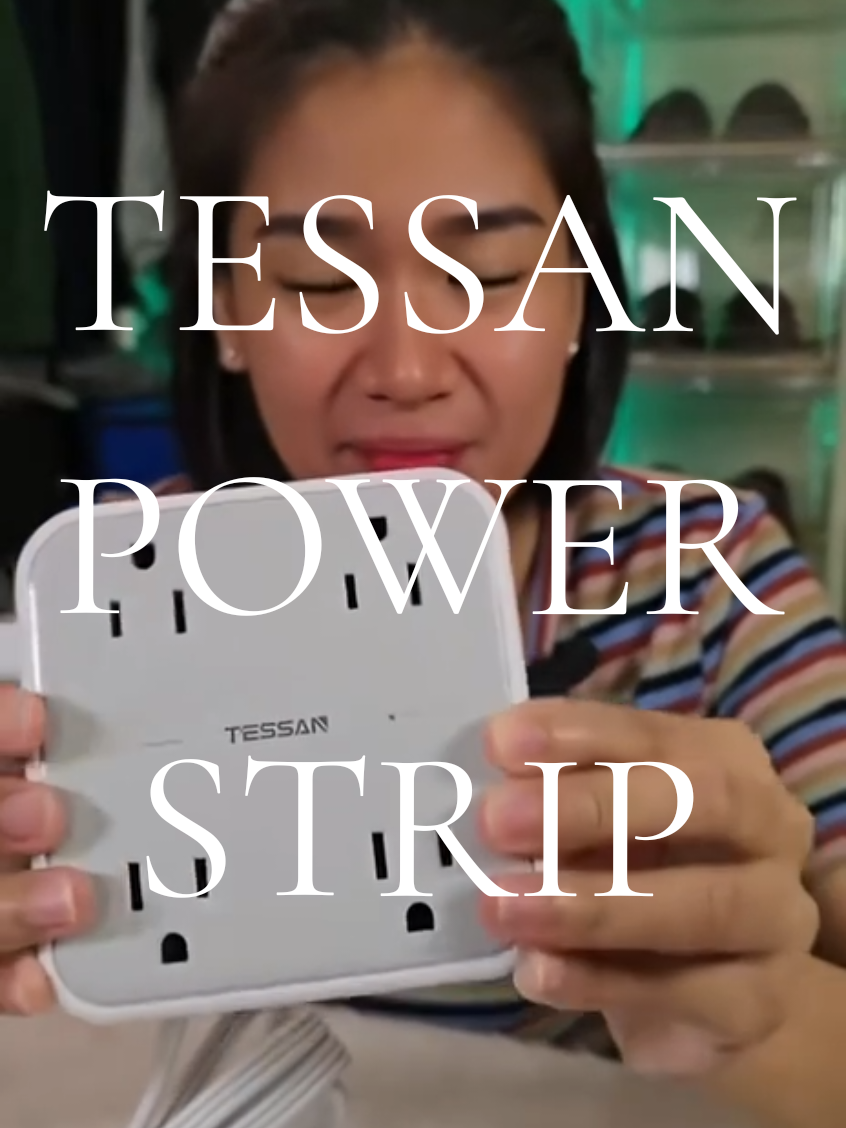 TESSAN POWER STRIP ✅ Compact, Clean and Aesthetic design ✅ Surge protection ✅ Can be mounted on the wall ✅ Fire proof material ✅ Anti-slip rubber feet #gaming #Home #essential 