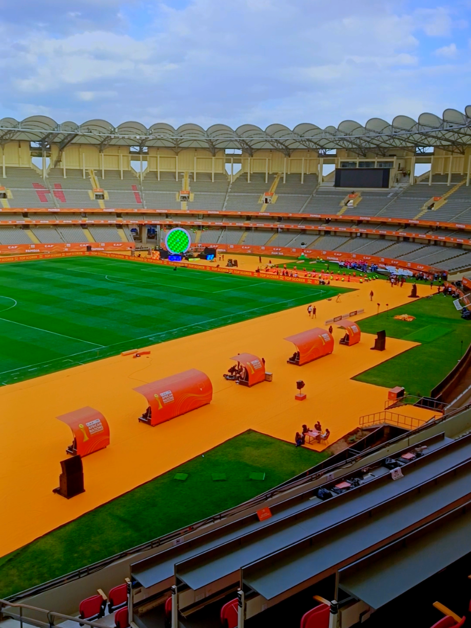 Sound check at Kasarani before the finals  #kenya #moroccovsmadagascar #kasa #kasaranistadium 