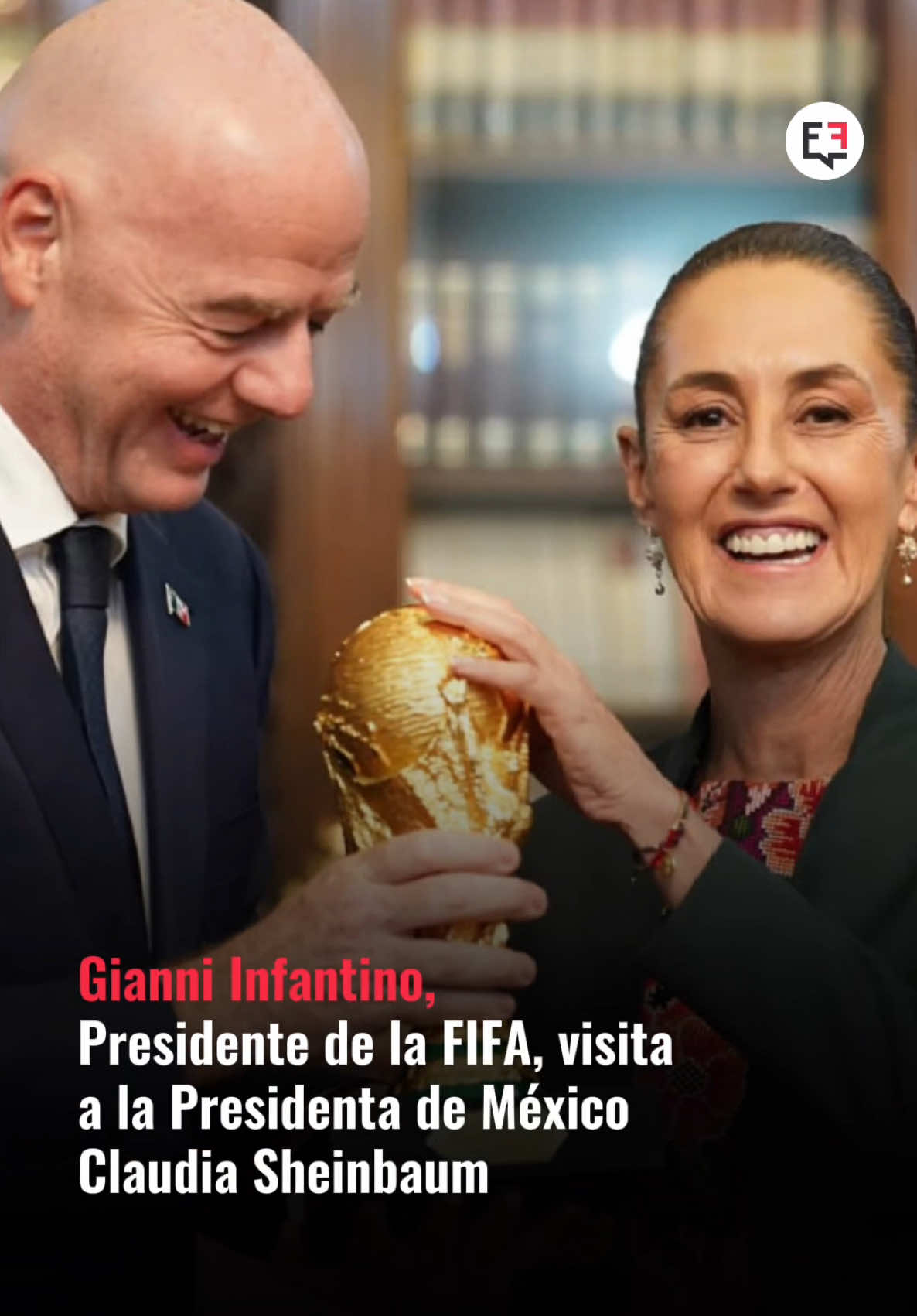 La Presidenta Claudia Sheinbaum recibió la visita del Presidente de la FIFA, Gianni Infantino, para conversar sobre el desarrollo de la Copa Mundial en donde México será sede y en donde se llevarán a cabo un total de 13 partidos en la Ciudad de México, Guadalajara y Monterrey. La inauguración del Mundial se llevará a cabo el próximo 11 de junio de 2026 en el Estadio Azteca.  #ElFacto #ElFactonoticias #Noticias #ClaudiaSheinbaum #GianniInfantino 