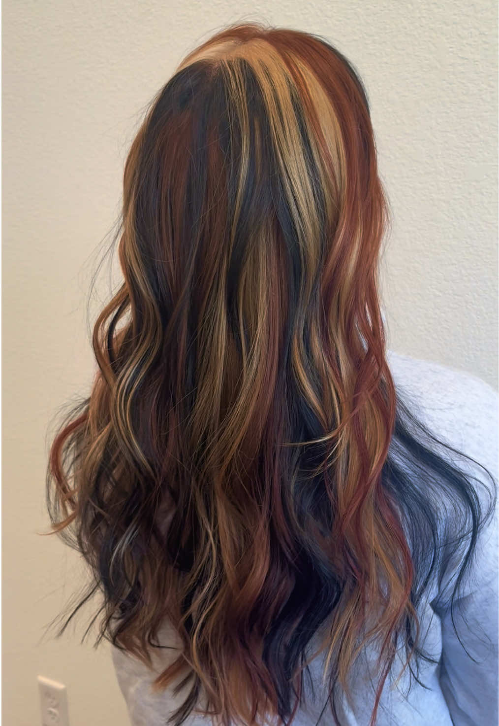 cutie calico 🐈🤎🤍🧡                                       #fyp #calico #calicohair #salon #haircolor 
