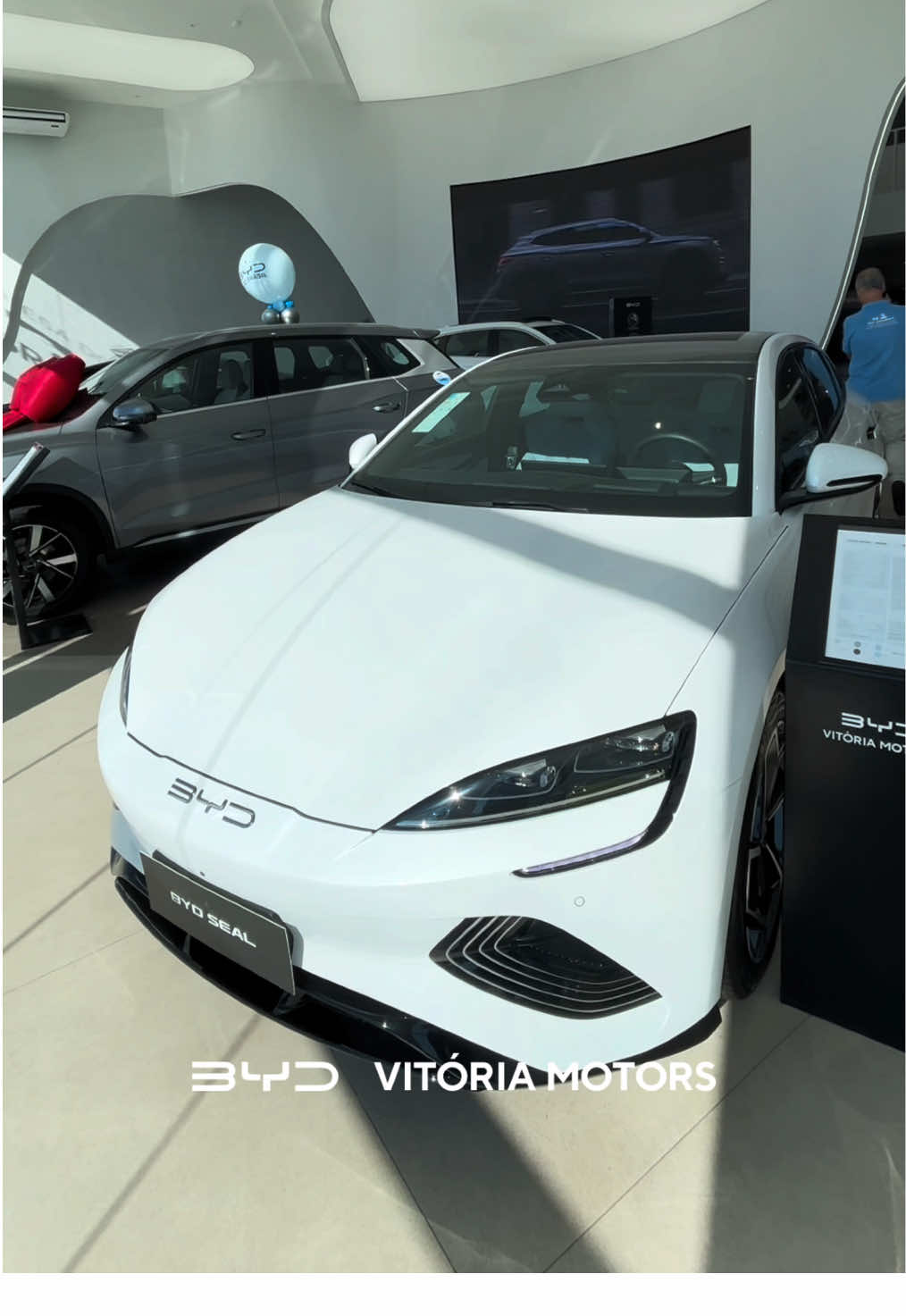 BYD Seal | O seu sedan esportivo e 100% elétrico está aqui na BYD Vitória Motors - Serra. Agende um test drive e conheça sinta essa potência hoje mesmo! 🙌⚡️🤩 ✅ 531 cv de potência  ✅ 0 a 100km/h em apenas 3,8 segundos #byd #bydvitoriamotors #serra #espiritosanto #grupoaguiabranca 