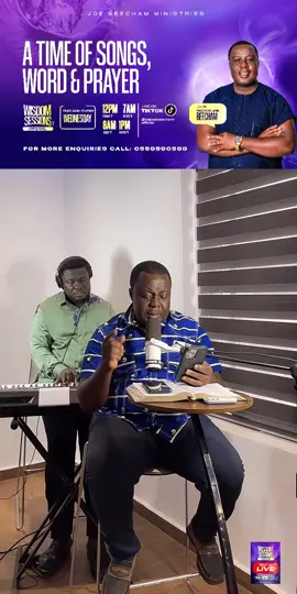 “Me Nyame kae me nnɛ… Mennyi ɔgyefo bi te sɛ Wo.” At the recent Wisdom Sessions 2.0, Pastor Joe Beecham lifted hearts in worship with the powerful song “Kae Me.” 🙏 📺 The full video of this session is now available on YouTube @Joe Beecham Ministries. 📌 Don’t miss Wisdom Sessions 2.0 with Pastor Joe Beecham, every Wednesday at 12pm GMT LIVE on TikTok. #WisdomSessions #PastorJoeBeecham #KaeMe   #tiktoklive #livehighlights 