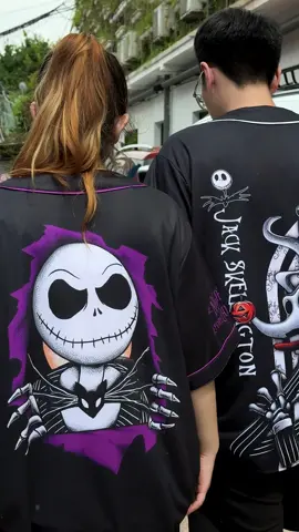 Jackskellington so cool 😎🎃🔥💜#jackskellington #jersey #halloween #nightmarebeforechristmas #spookyseason 