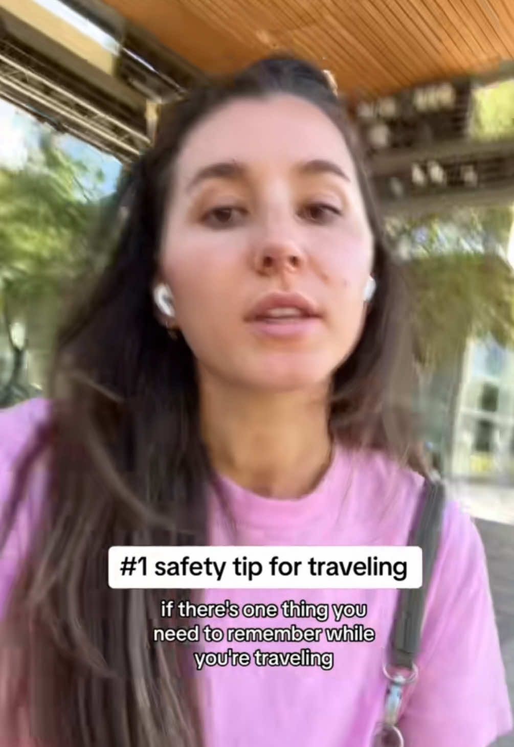 As someone who’s done a lot of solo travel + as an independent girly as is day to day, I often notice how easily an individual can become a target.  If a stranger comes up to you, remember that you don’t owe them ANYTHING, especially at the cost of your safety.  You can absolutely RESPOND but you don’t need to ANSWER.  In the example here, a stranger is asking if you’re from around the area:  • Saying yes — you’re allowing follow up questions.  • Saying no — you’ve given away that you’re not familiar with the area AND you’re allowing follow up questions.  When you hit them with a question back, they are put in a position to answer to YOU. And from there, trust your gut.  Attackers can get a sense for how much information you’re willing to give up within the first 10 seconds of your conversation. I’m someone who believes everyone is a good person until proven otherwise. But when it comes to safety, security and privacy, I’m happy to be skeptical and assume every stranger is ill intended until proven not.  Situational awareness is KEY.  *This applies to traveling AND in your own communities.  #travelsafety #safetywhiletraveling #traveltip #safetytip #travelsafetytip 