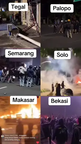 Semakin malam demo semakin meluas dan juga semakin mencekam wahai para pejabat sadarlah kalian ini adalah wujud kekecewaan mereka terhadap kalian yang terlalu angkuh dengan jabatan. #demo #ojol #indonesia🇮🇩 #dprri #keadilan 